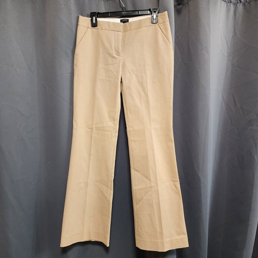 J.Crew Pants Women’s Size 4 Tan Stretch City Fit Bootcut